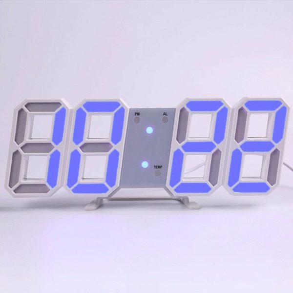 ساعت دیجیتال رومیزی و دیواری تک رنگ 23x10