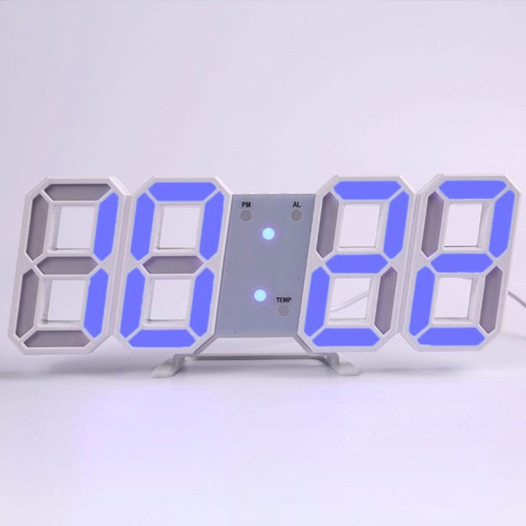 ساعت دیجیتال رومیزی و دیواری تک‌ رنگ 23x10