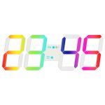 ساعت دیواری دیجیتال مینیمال RGB