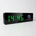 ساعت لوگو دار با قابلیت نمایش دما