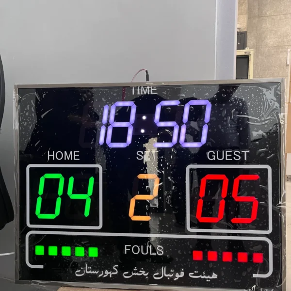 اسکوربرد مسابقات فوتسال