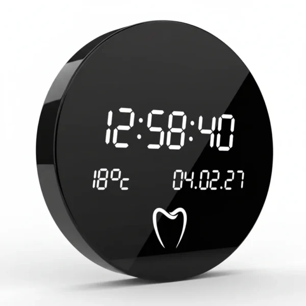 ساعت-دیجیتال-کلینیک-دندانپزشکی-LED-رنگی
