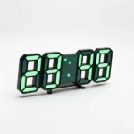 ساعت دیجیتال دیواری رومیزی سبز بدنه مشکی