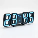 ساعت-دیجیتال-رومیزی-دیواری-آبی-بدنه-مشکی