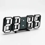 ساعت-دیجیتال-رومیزی-دیواری-سفید-بدنه-مشکی