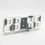 ساعت-دیجیتال-رومیزی-و-دیواری-نور-سفید-بدنه-سفید